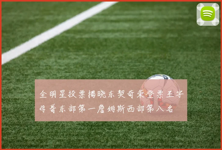 全明星投票揭晓东契奇荣登票王字母哥东部第一詹姆斯西部第八名